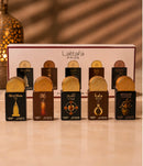 Kit Lattafa Pride Discovery Collection – 5 Miniaturas (20 ml cada)