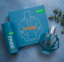 United Colors of Benetton We Are Tribe Cool – Kit Masculino EDT 90ml + Desodorante 150ml