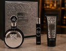 Kit Lattafa Fakhar Black – Eau de Parfum 100ml + Perfume de Bolso + Shower Gel