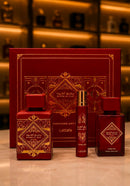 Kit Lattafa Badee Al Oud Sublime – Eau de Parfum + Perfume de Bolso + Fresh Hair Mist